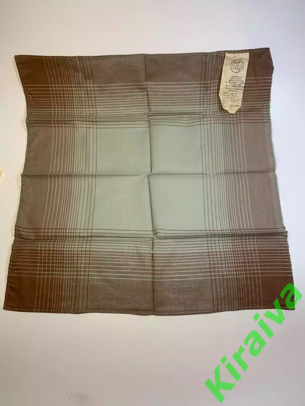 80-е Новый винтажный мужской носовой платок винтаж качество СССР Житомирск Н2768 3