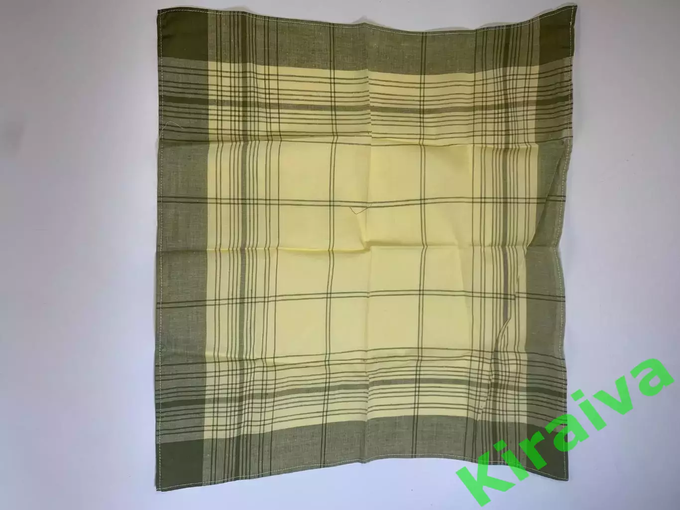 Платок носовой мужской винтаж СССР Житичи хлопок 43?43 см в клетку новый Н2769 3