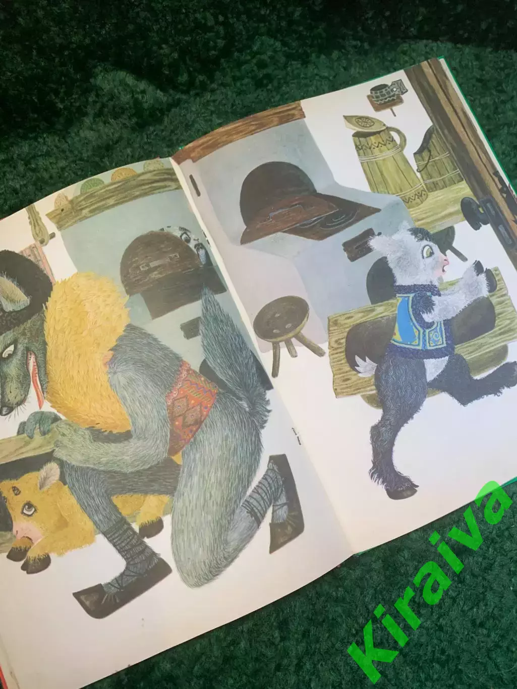 Книга детская «Коза с тремя козлятами» Ион Крянгэ 1970 иллюстрированная Ру Н2776 4