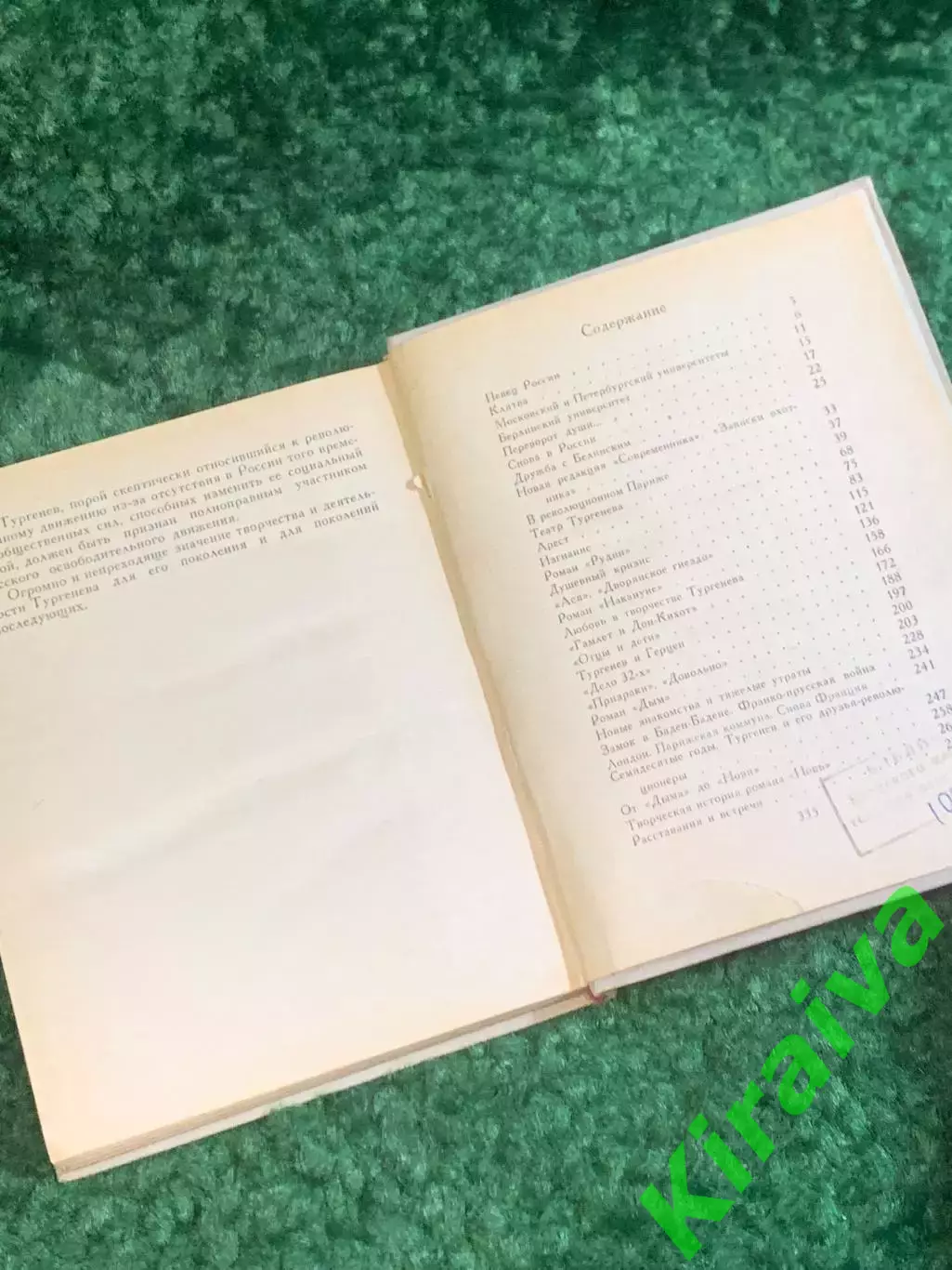 Книга литературоведения «Тургенев и Россия» Галина Винникова 1971 (Н2801 5