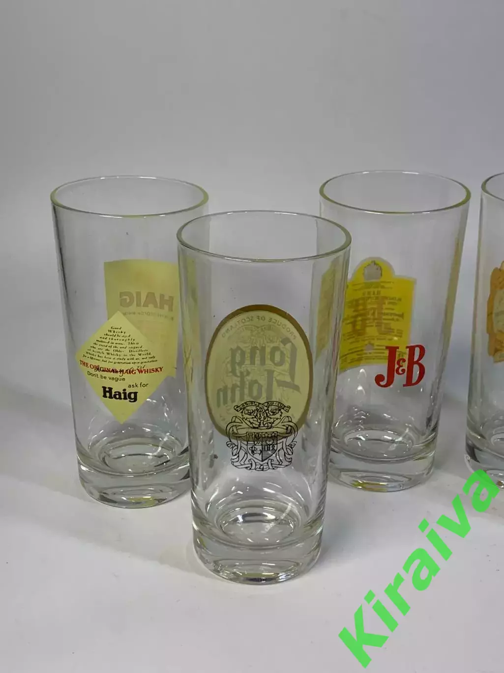 Набор винтажных стаканов для виски (хайболлы) 6 шт 14 см Франция 1970–90 (Н2847) 4