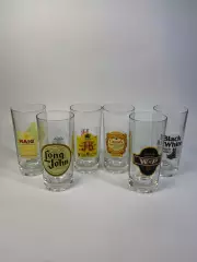 Набор винтажных стаканов для виски (хайболлы) 6 шт 14 см Франция 1970–90 (Н2847)