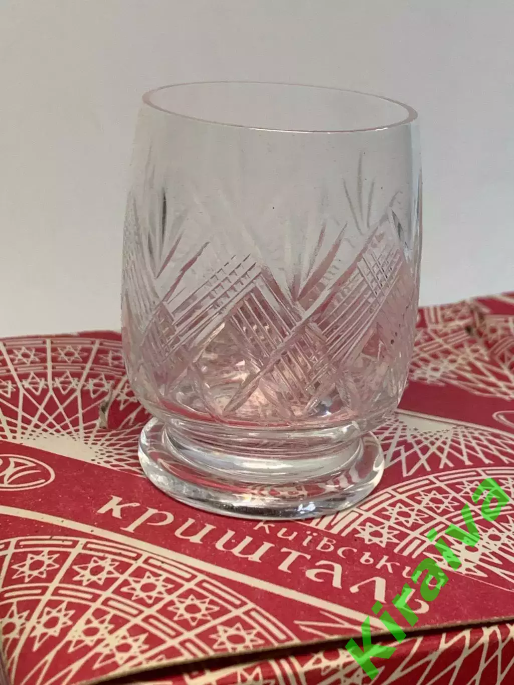 Набор хрустальных стопок (рюмок) 6 шт Киевский хрусталь СССР 50 мл (Н2849 1