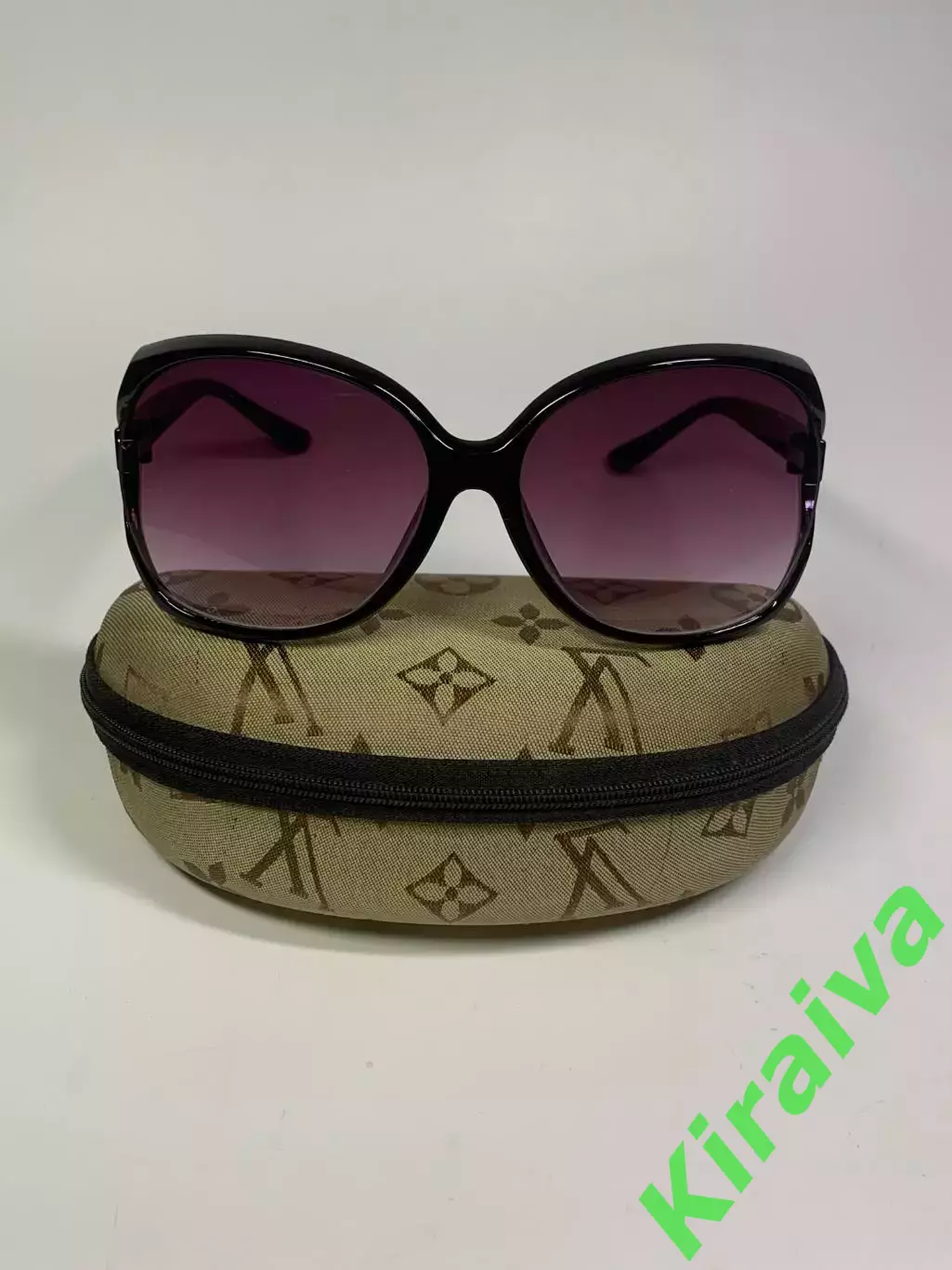 Солнцезащитные очки женские черепаховая крупная оправа UV400 Cat.3 (Н2853)