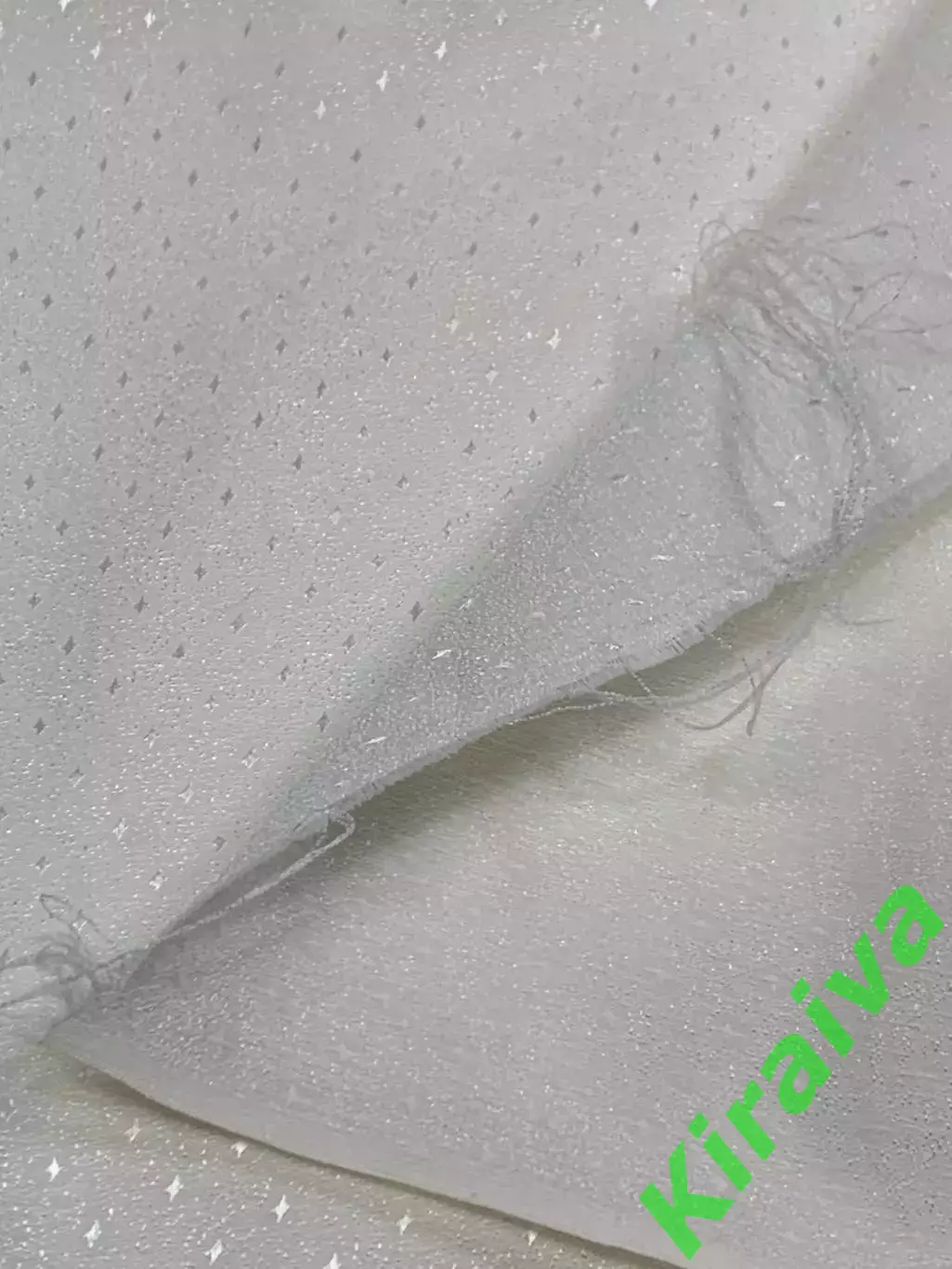 Винтажная ткань белый шифон с глиттерным напылением СССР ширина 62 см (Н2869) 4