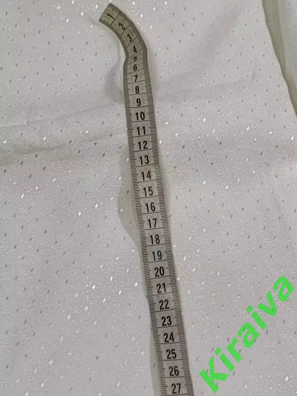 Винтажная ткань белый шифон с глиттерным напылением СССР ширина 62 см (Н2869) 5