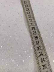 Винтажная ткань белый шифон с глиттерным напылением СССР ширина 62 см (Н2869)