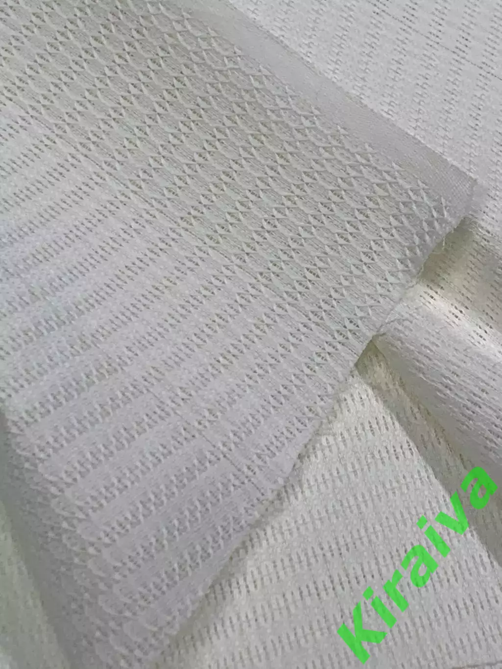 Отрез винтажной ткани лен/хлопок 75?215 см молочный ажурный СССР (Н2870) 3