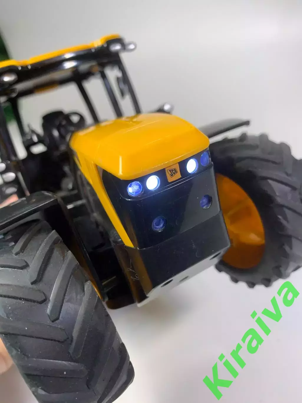 Игрушка трактор детский со светом Double 23 см резиновые колёса (без пуль (Н2876 3