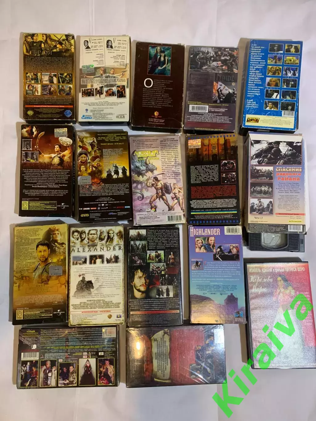 Видеокассеты VHS коллекция фильмы исторические боевики лицензия 16 фи / 18 Н2879 6