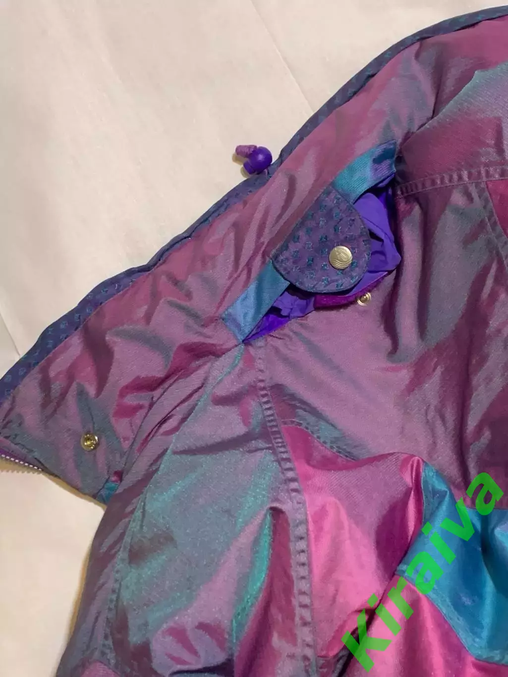 Комбинезон горнолыжный женский винтажный фиолетовый Brid’n’Tech ретро Н2882 4