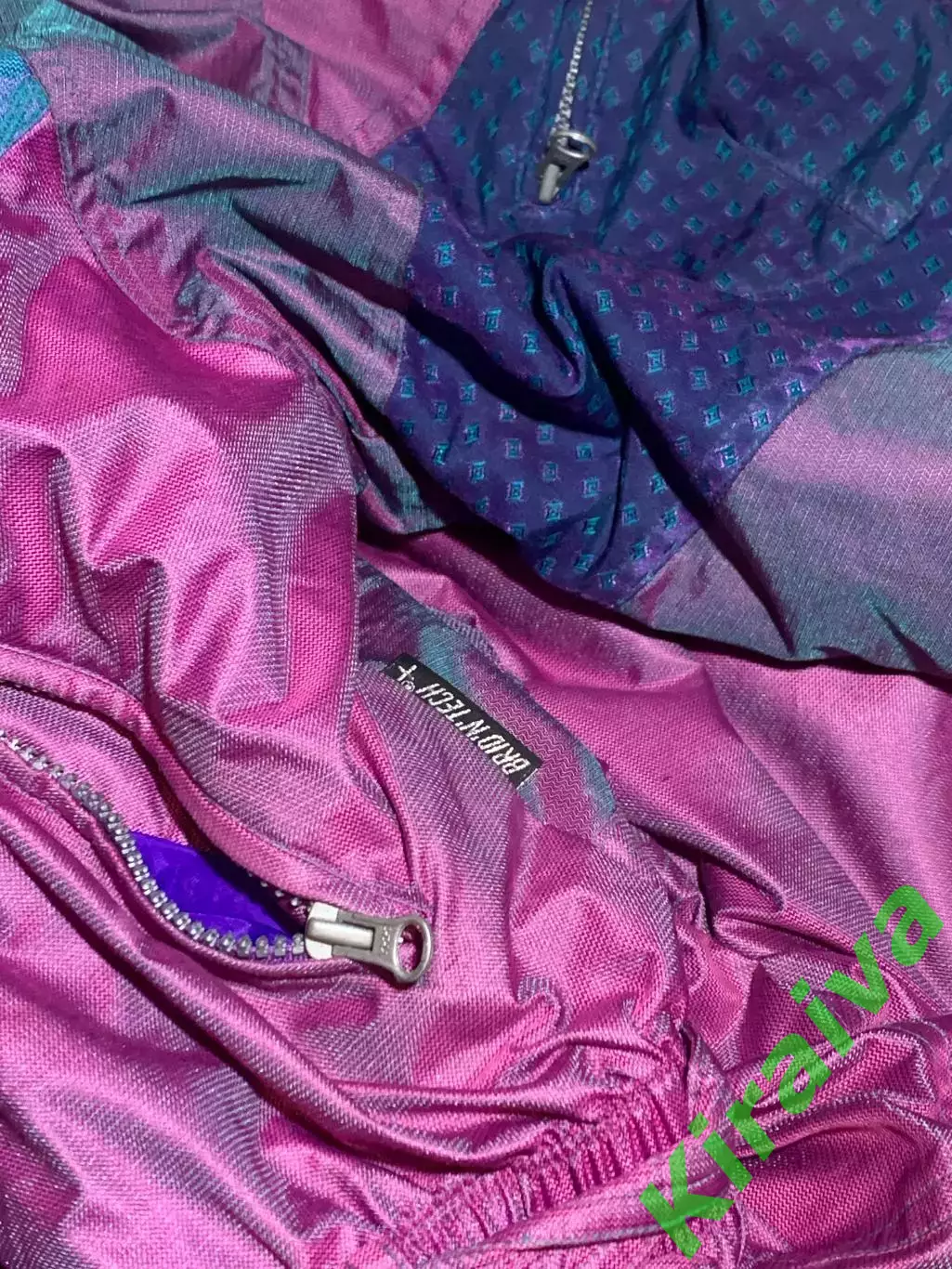 Комбинезон горнолыжный женский винтажный фиолетовый Brid’n’Tech ретро Н2882 7