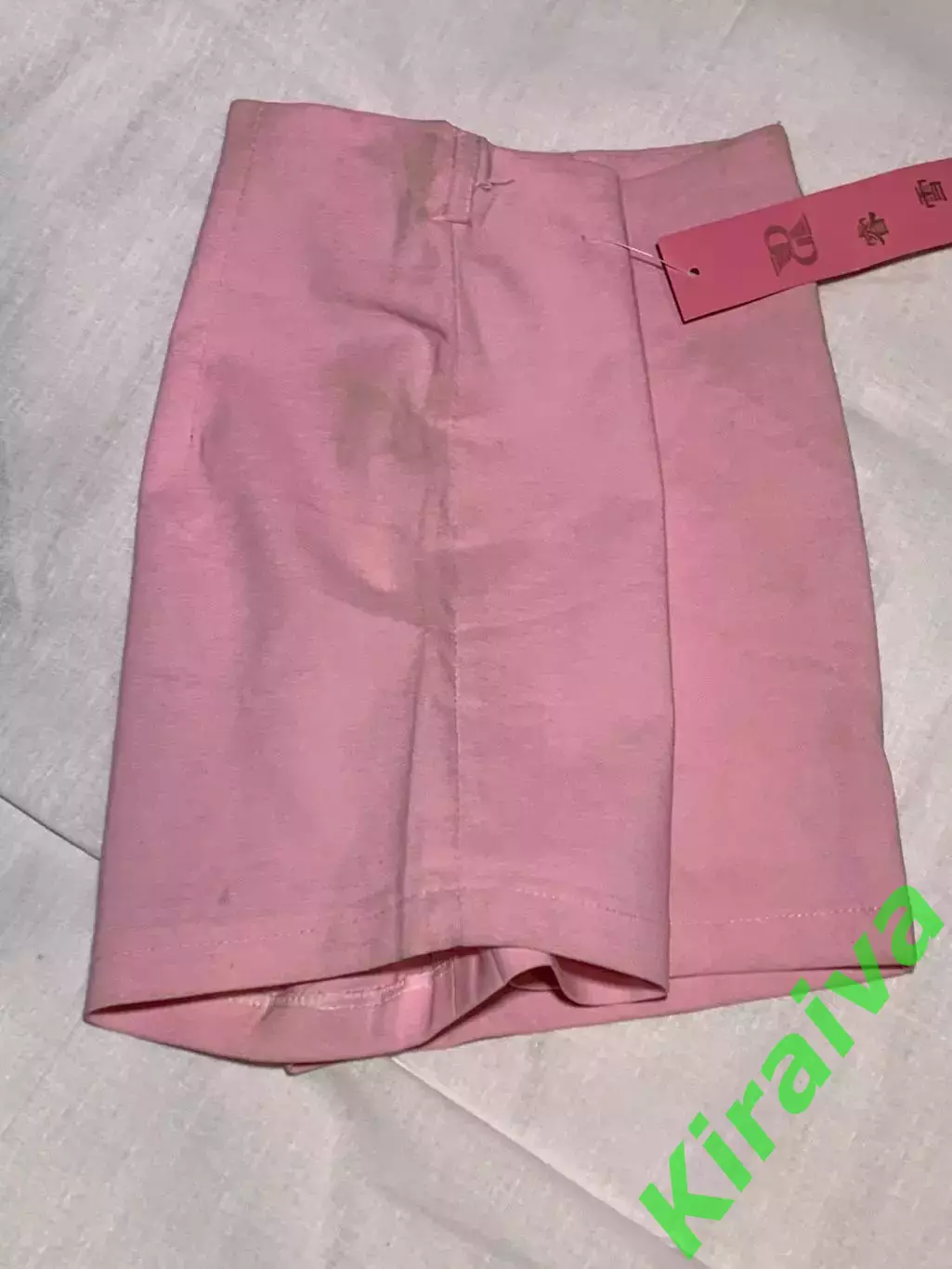 Шорты детские для девочки высокая посадка эластичные 4–5 лет уценка (Н2884) 2