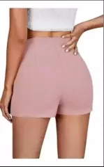 Шорты детские для девочки высокая посадка эластичные 4–5 лет уценка (Н2884)