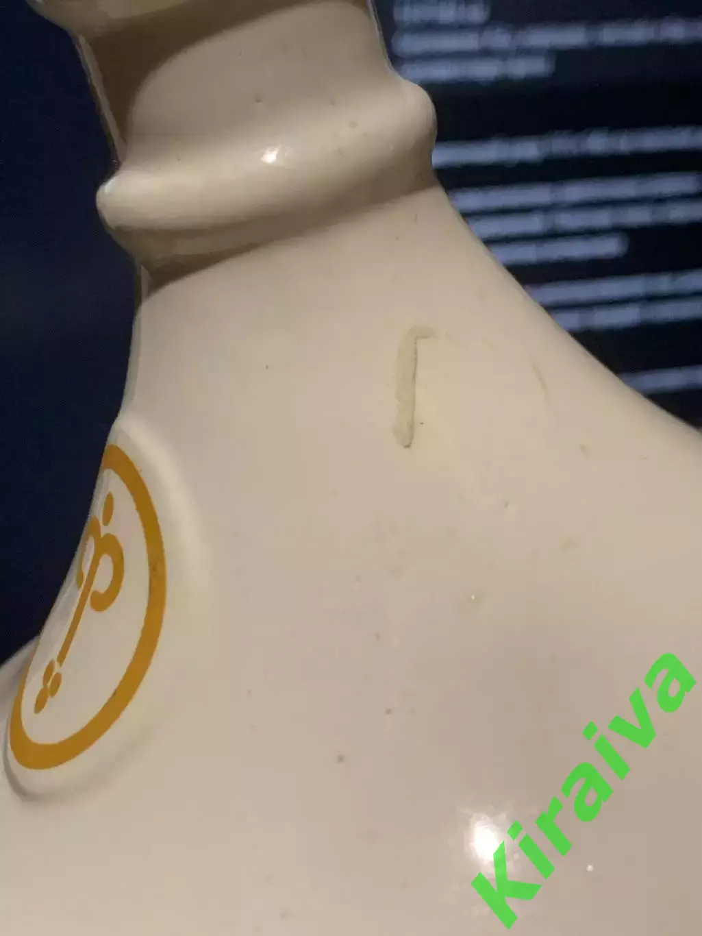 Штоф фарфоровый «Пасхальное яйцо» 1 л Славянск СКК винтаж декор сосуд Н2889 7