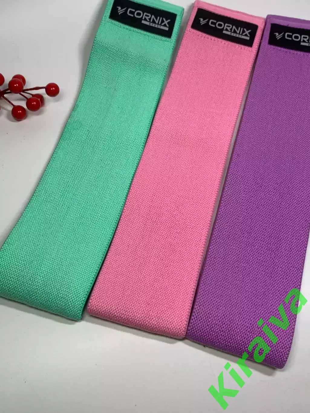 Резинки для фитнеса тканевые набор 3 шт Cornix Hip Band эспандеры (Н2890) 3
