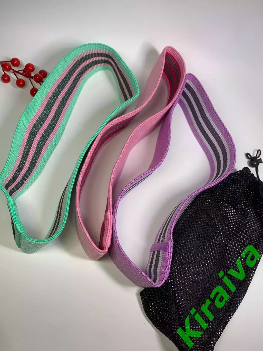 Резинки для фитнеса тканевые набор 3 шт Cornix Hip Band эспандеры (Н2890) 5