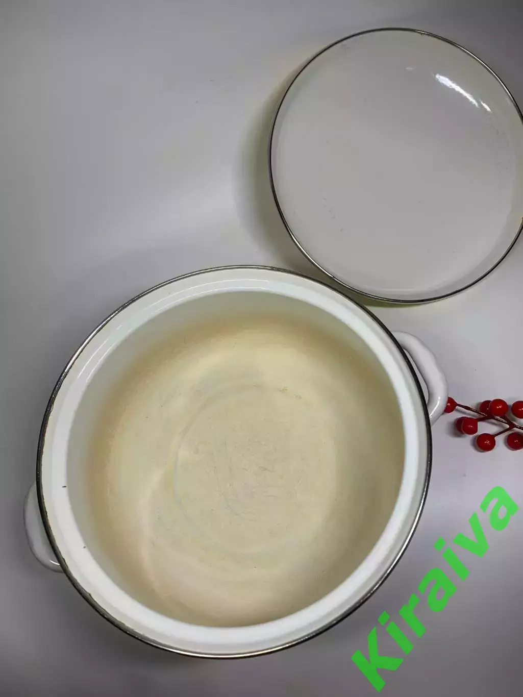 Кастрюля 5 л эмалированная с крышкой классическая кухонная посуда большая (Н2892 2