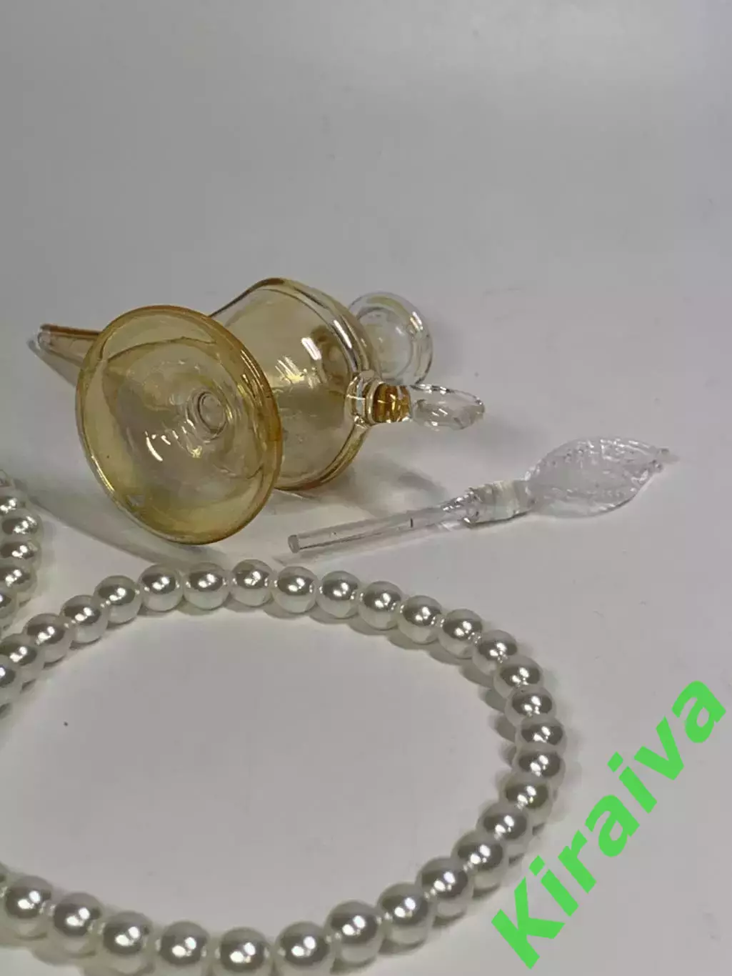 Флакон для духов «Лампа Аладдина» стеклянный ручная работа винтаж декорати Н2899 7