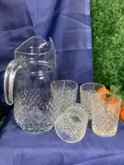 Набор кувшин и стаканы Pasabahce Valse стекло для воды/сока 1,3 л + 4?200Н2914