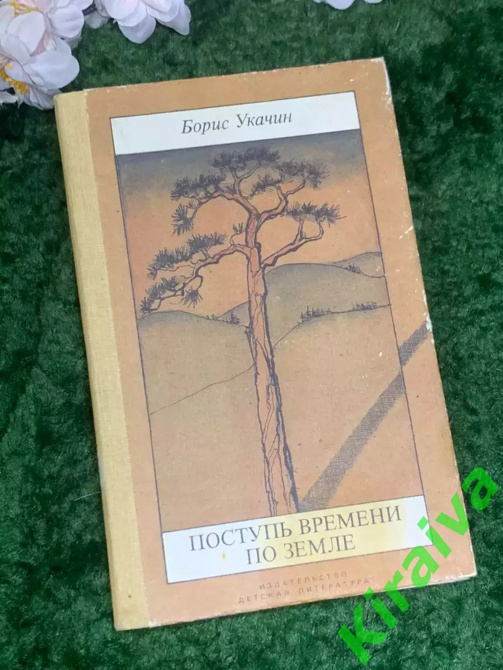 Книга поезия «Продвижение времени по земле» Борис Укачин 1986 г. (Н2972)
