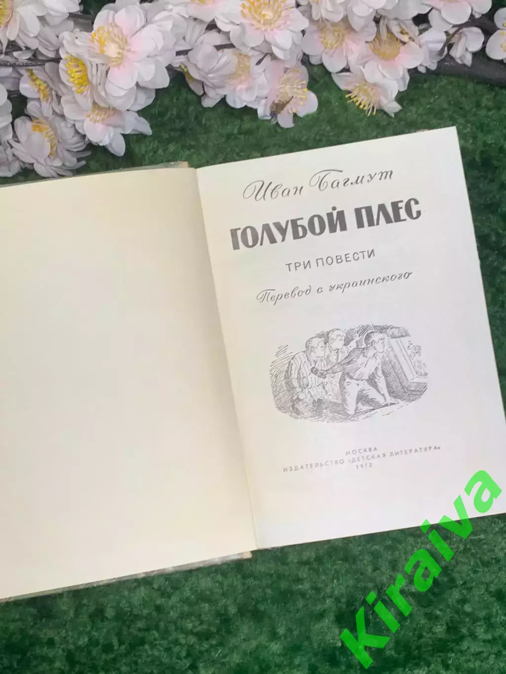Книга повести «Голубой плёс» Иван Багмут 1972 г. (Н2988) 2