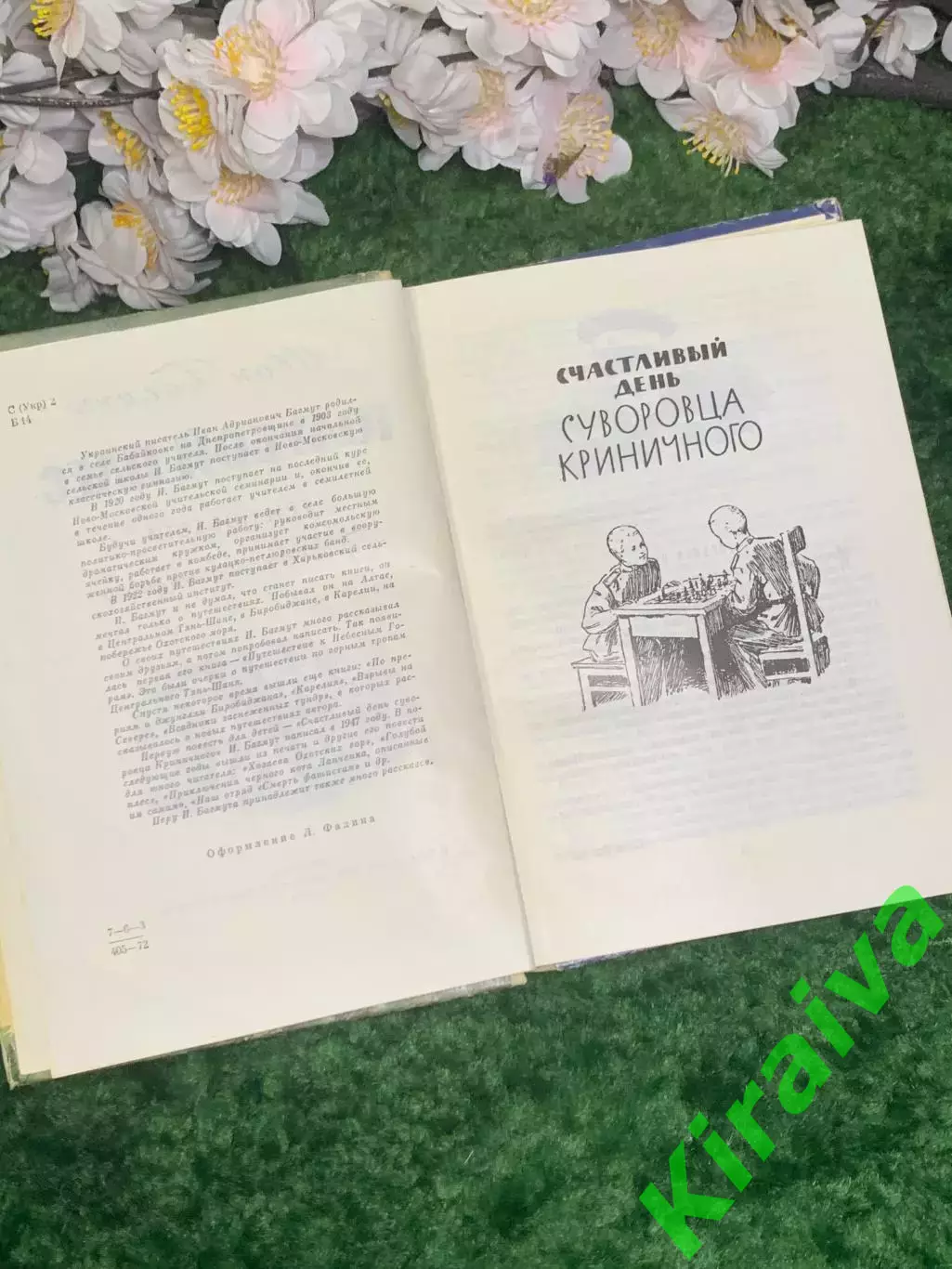 Книга повести «Голубой плёс» Иван Багмут 1972 г. (Н2988) 3