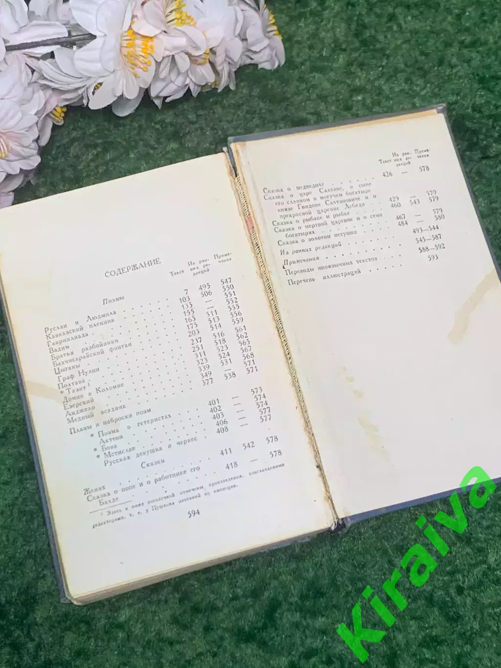 Книга собрание сочинений А. С. Пушкин Том 4 «Поэмы и сказки» 1963 г. (Н2994) 4