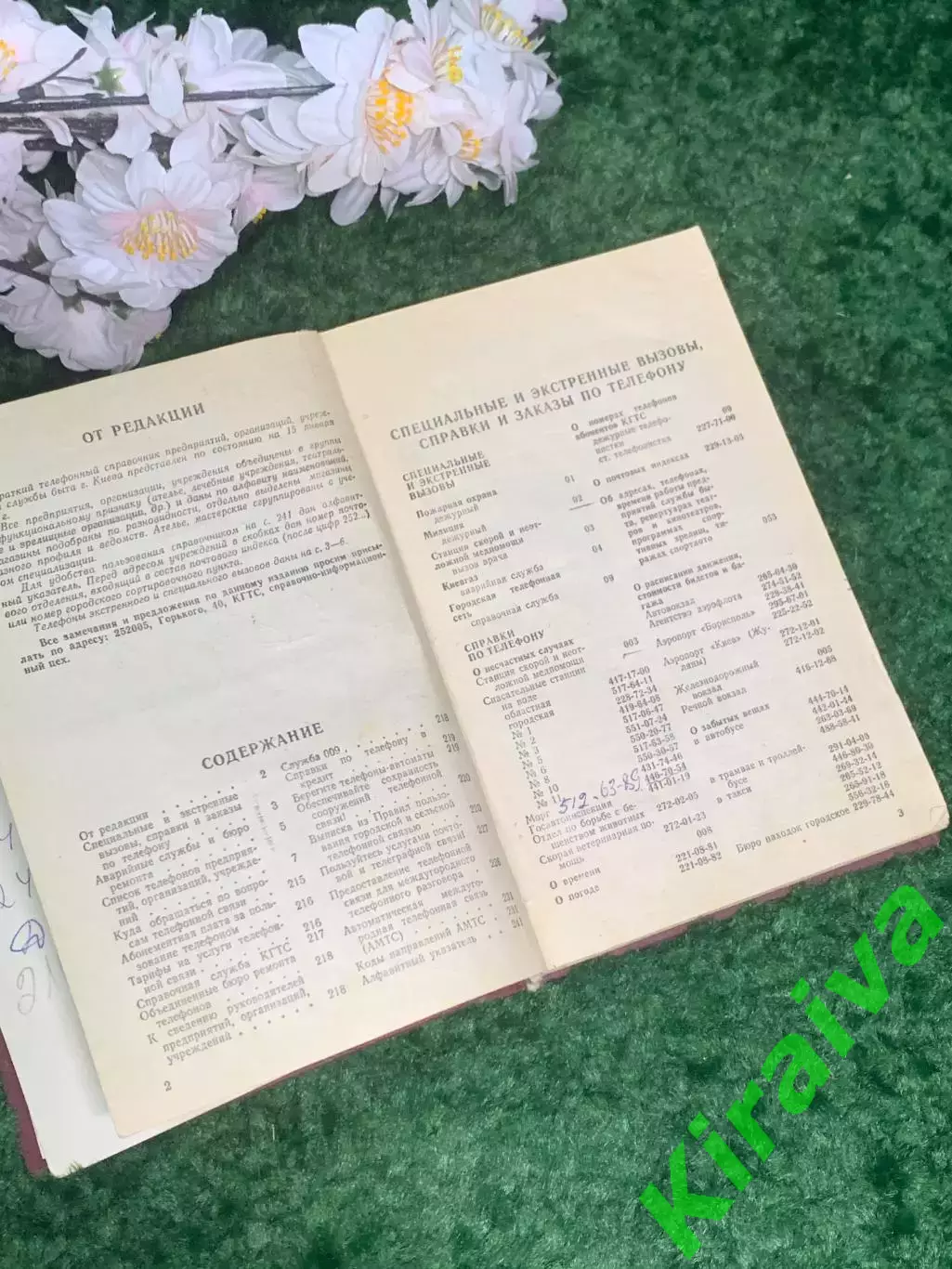 Телефонный справочник службы быта Киевской городской телефонной сети 1987 Н2998 3