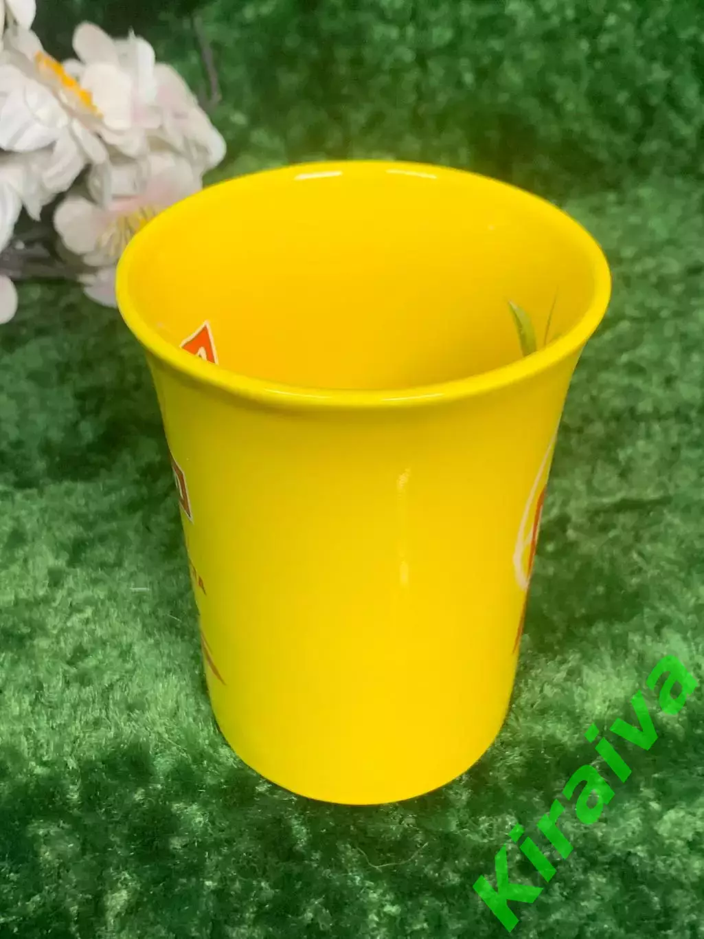 Керамическая чашка Lipton с танцующей парой жёлтая 250 мл (Н7011) 2