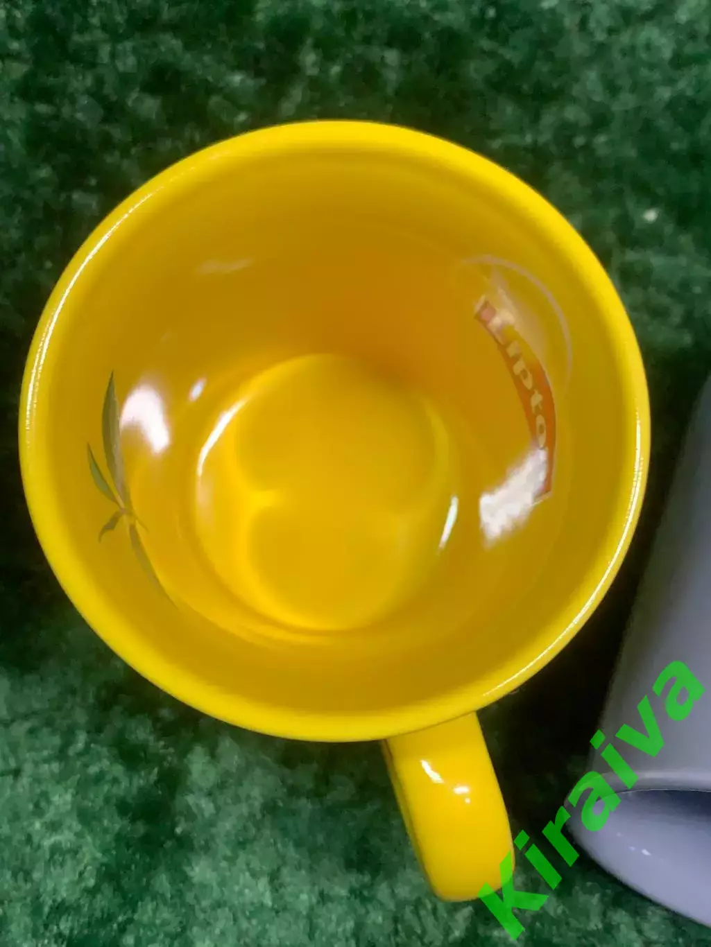 Керамическая чашка Lipton с танцующей парой жёлтая 250 мл (Н7011) 4