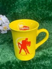 Керамическая чашка Lipton с танцующей парой жёлтая 250 мл (Н7011)