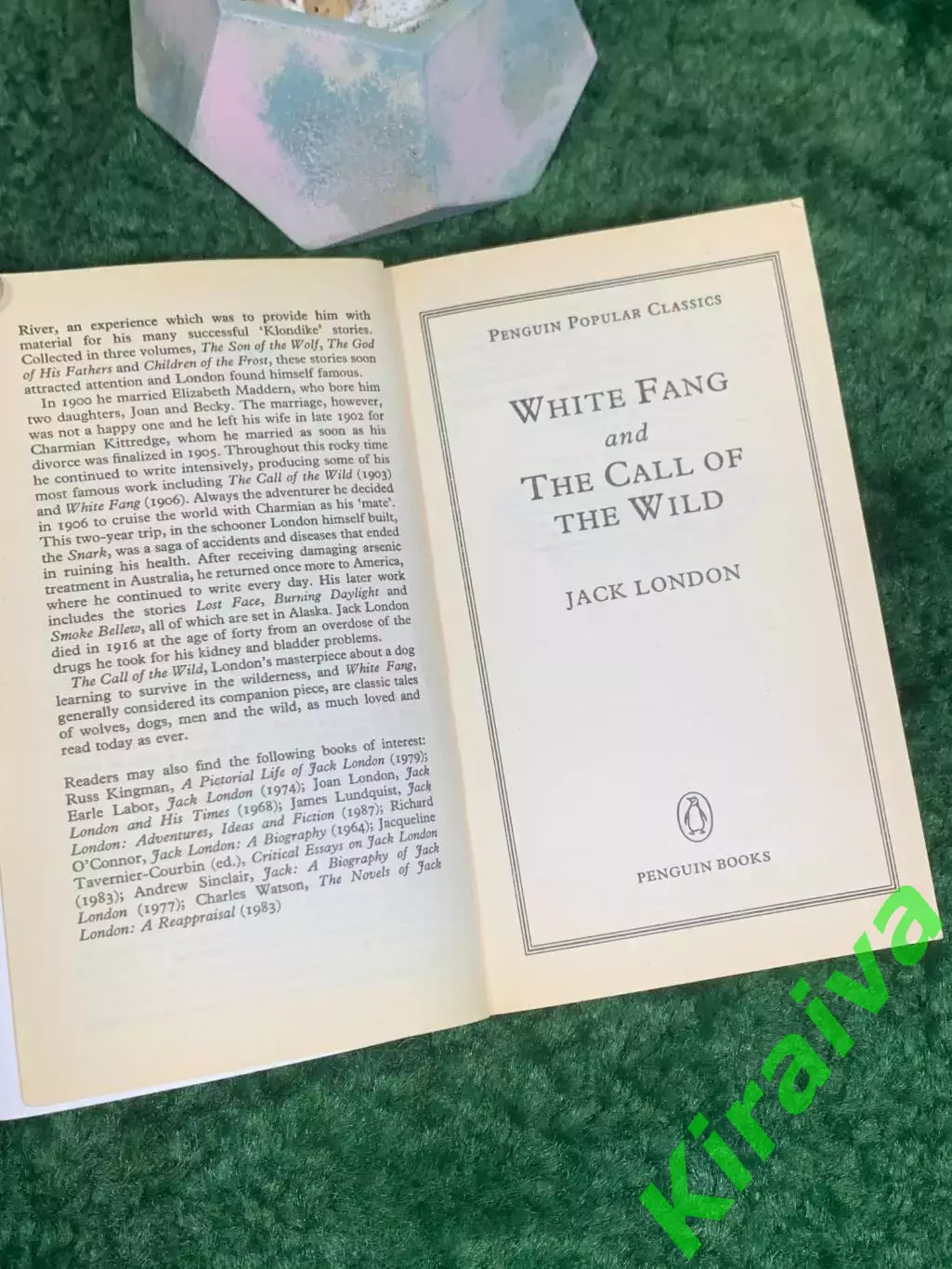 Книга на английском язык «White Fang and the Call of the Wild» Jack London Н8006 2