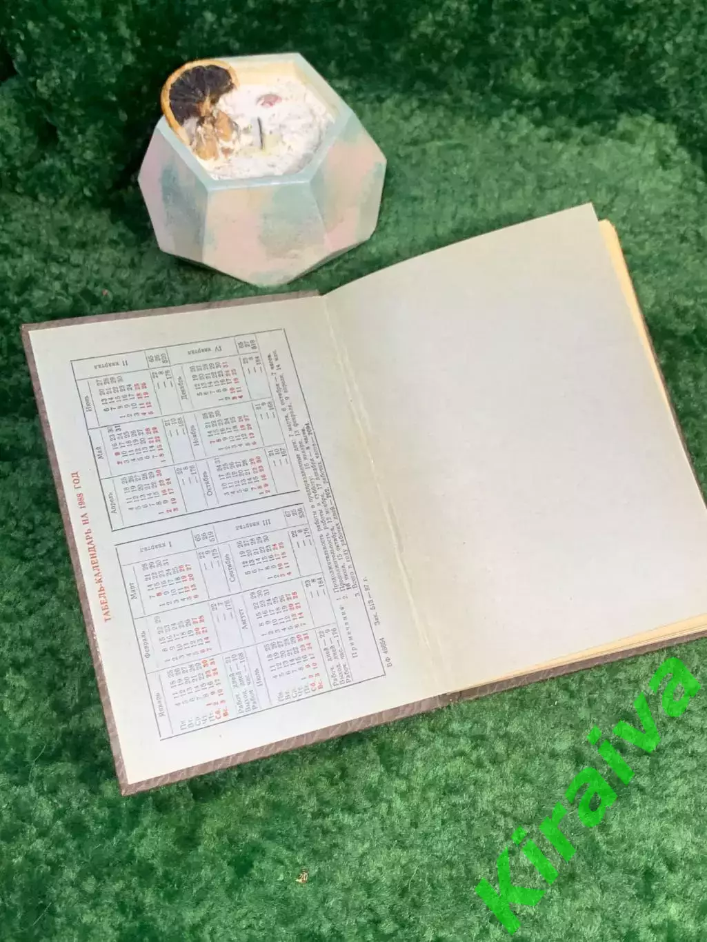 Винтажный Ежедневник «Дневник руководителя» 1988 СССР Л НОТиУ Каштан Киев Н7026 1