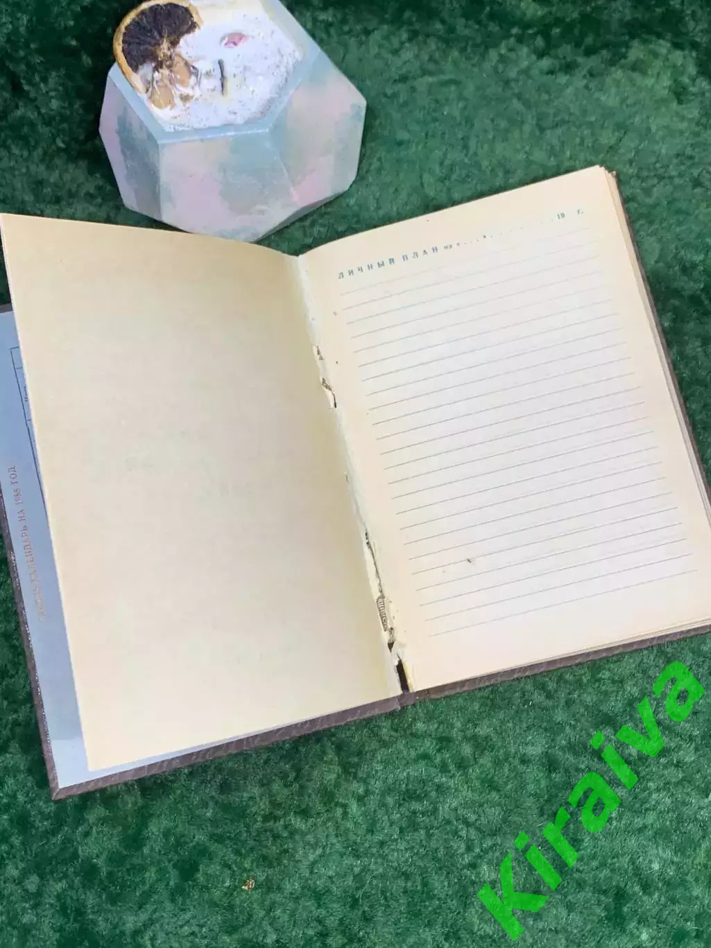 Винтажный Ежедневник «Дневник руководителя» 1988 СССР Л НОТиУ Каштан Киев Н7026 3