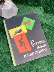 Книга учебное пособие «Русский язык в картинках. Часть 2» 1968 Н7046