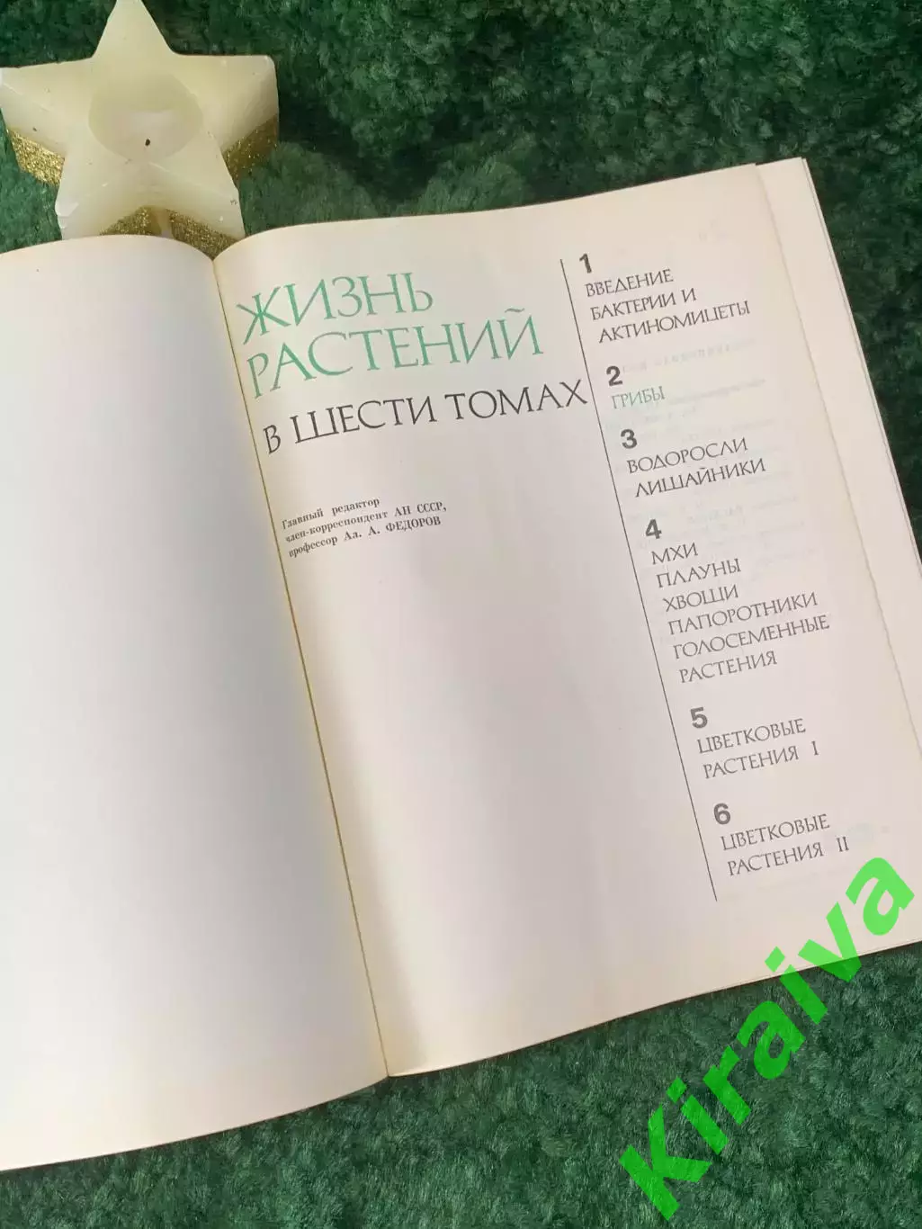 Книга энциклопедия том 2 Грибы «Жизнь растений» «Просвещение» 1976 г. Н7054 3