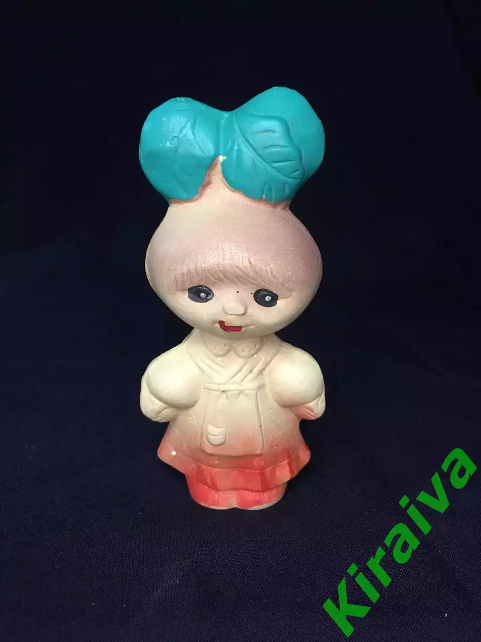 Игрушка винтажная резиновая «Редисочка» «Буречиха» СССР 1950–60е пищалка Н1115,2