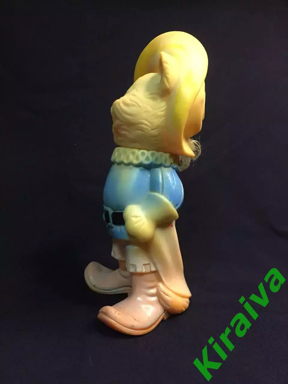 Винтажная резиновая игрушка «Кот в сапогах», СССР, 1970–1990-е гг. 24 см Н1124,1 2