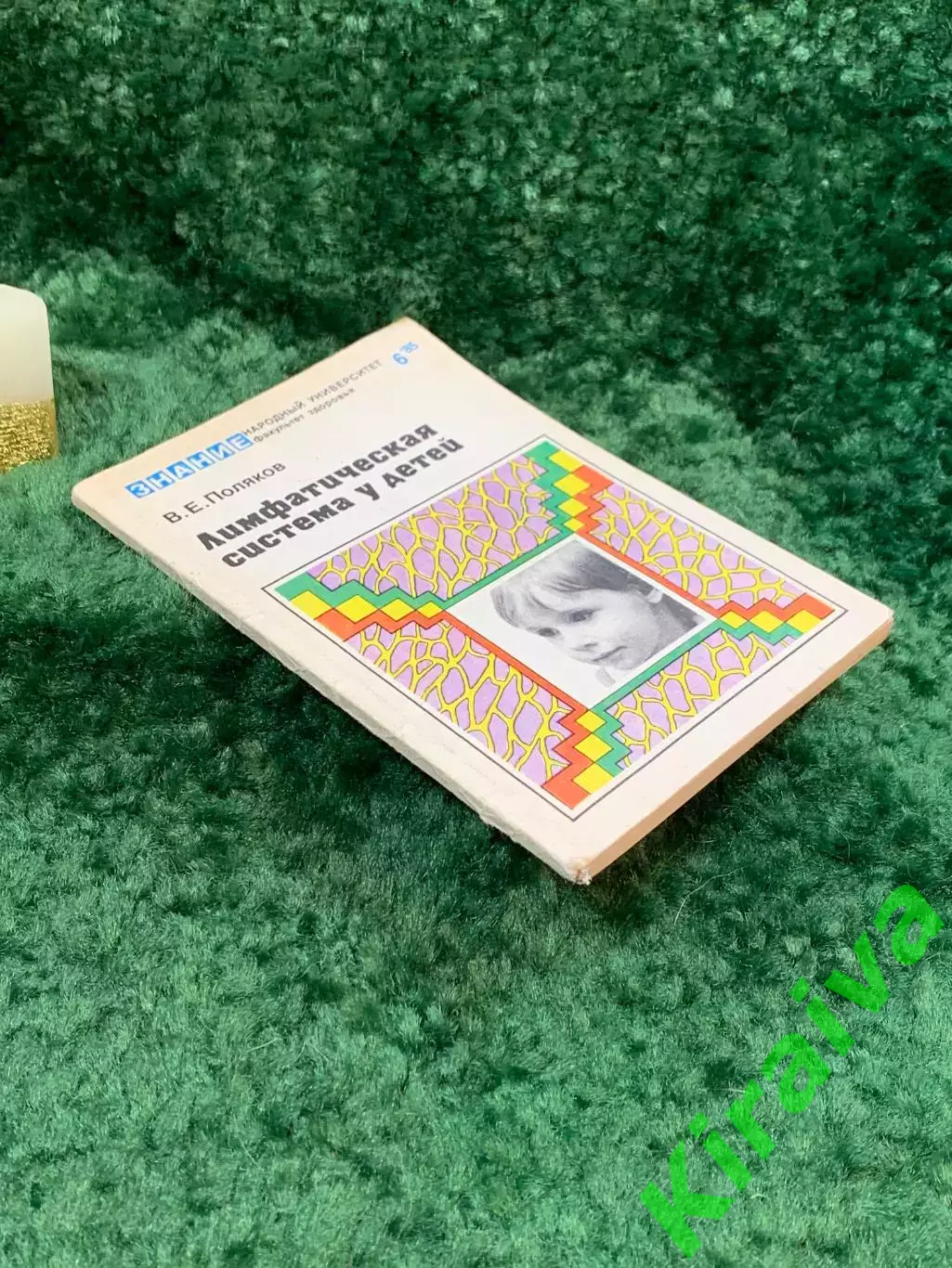 Книга здоровье «Лимфатическая система у детей» автора В.Е. Поляков 1985 го Н7066 6