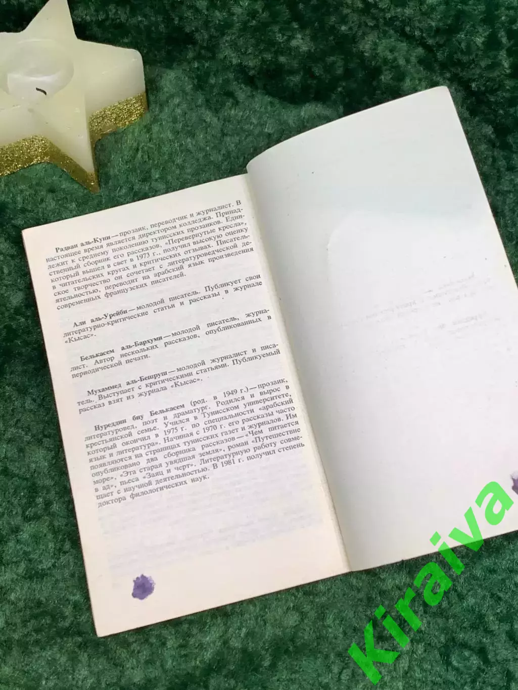 Книга повести и рассказы писателей Туниса «Лабиринты ночи» 1983 г. (Н7076) 4