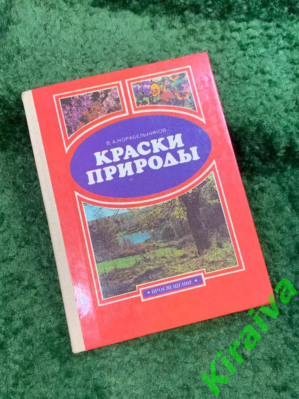 Книга познавательные рассказы «Краски природы» В. А. Корабельников 1989 (Н8109)