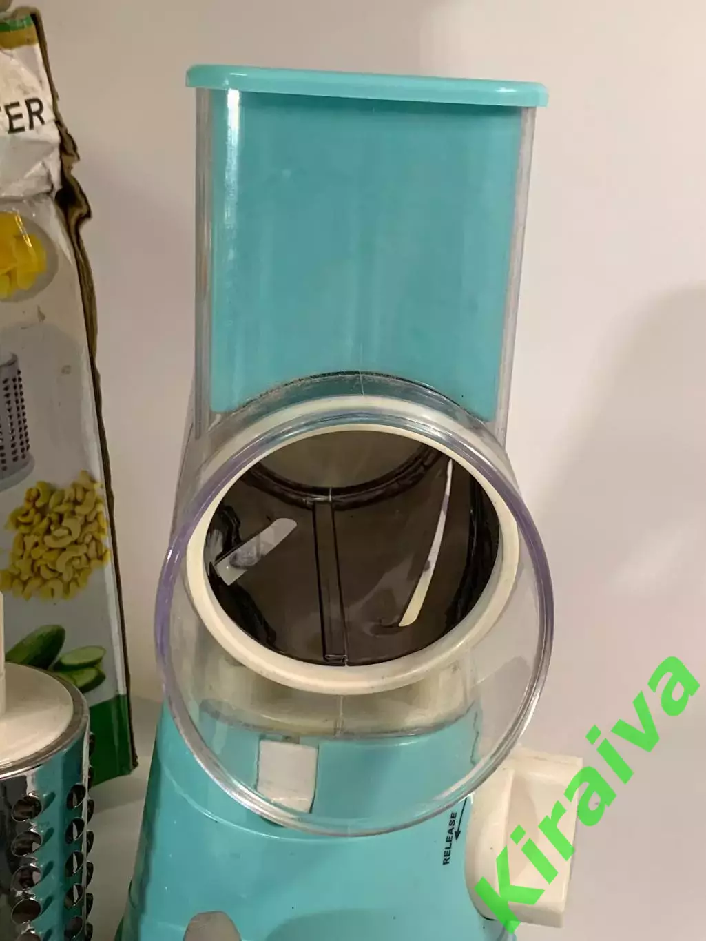 Ручная барабанная овощерезка-мультислайсер Tabletop Drum Grater 3 насадки Н8123 4