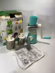 Ручная барабанная овощерезка-мультислайсер Tabletop Drum Grater 3 насадки Н8123