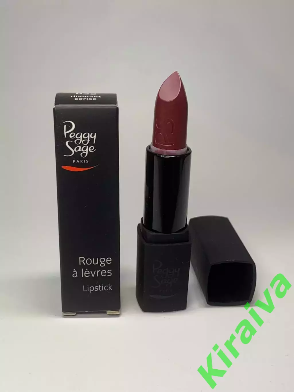 Губная помада Peggy Sage Diamant Cerise 022 Франция насыщенный вишнёвый (110022) 2