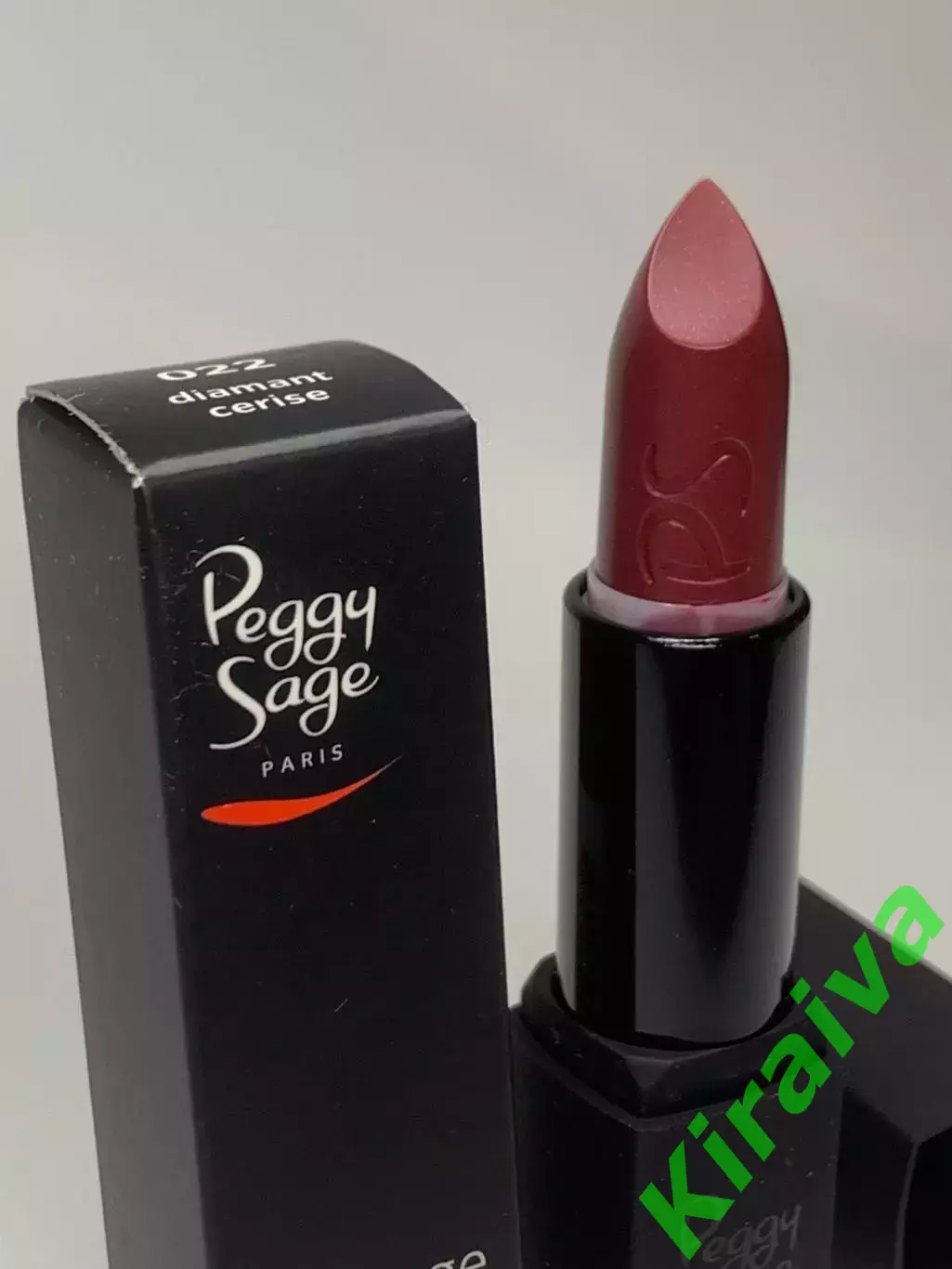 Губная помада Peggy Sage Diamant Cerise 022 Франция насыщенный вишнёвый (110022)