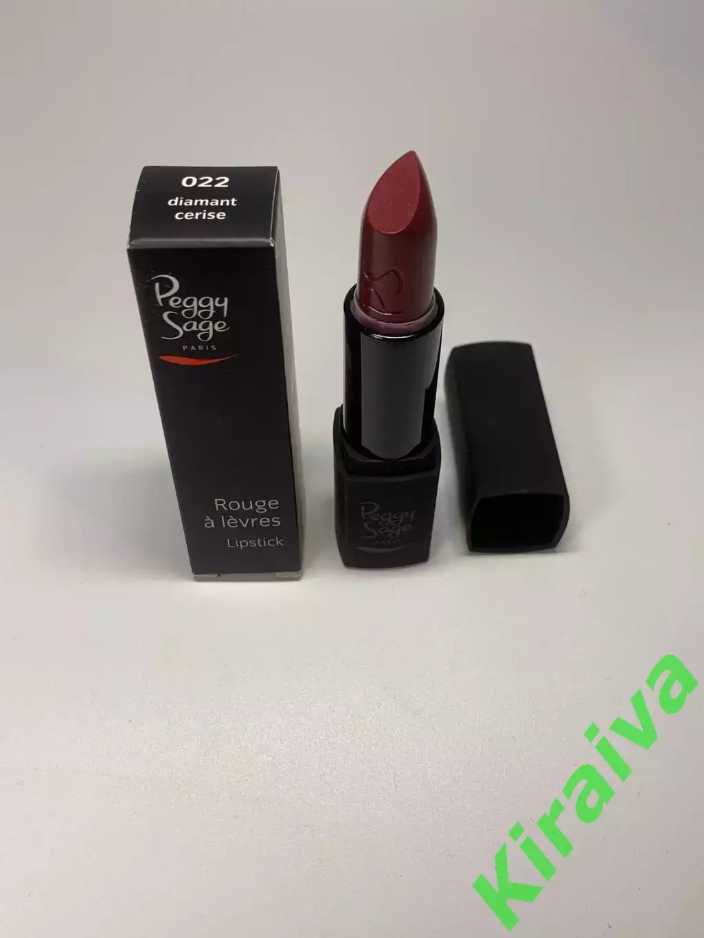 Губная помада Peggy Sage Diamant Cerise 022 Франция насыщенный вишнёвый (110022) 4