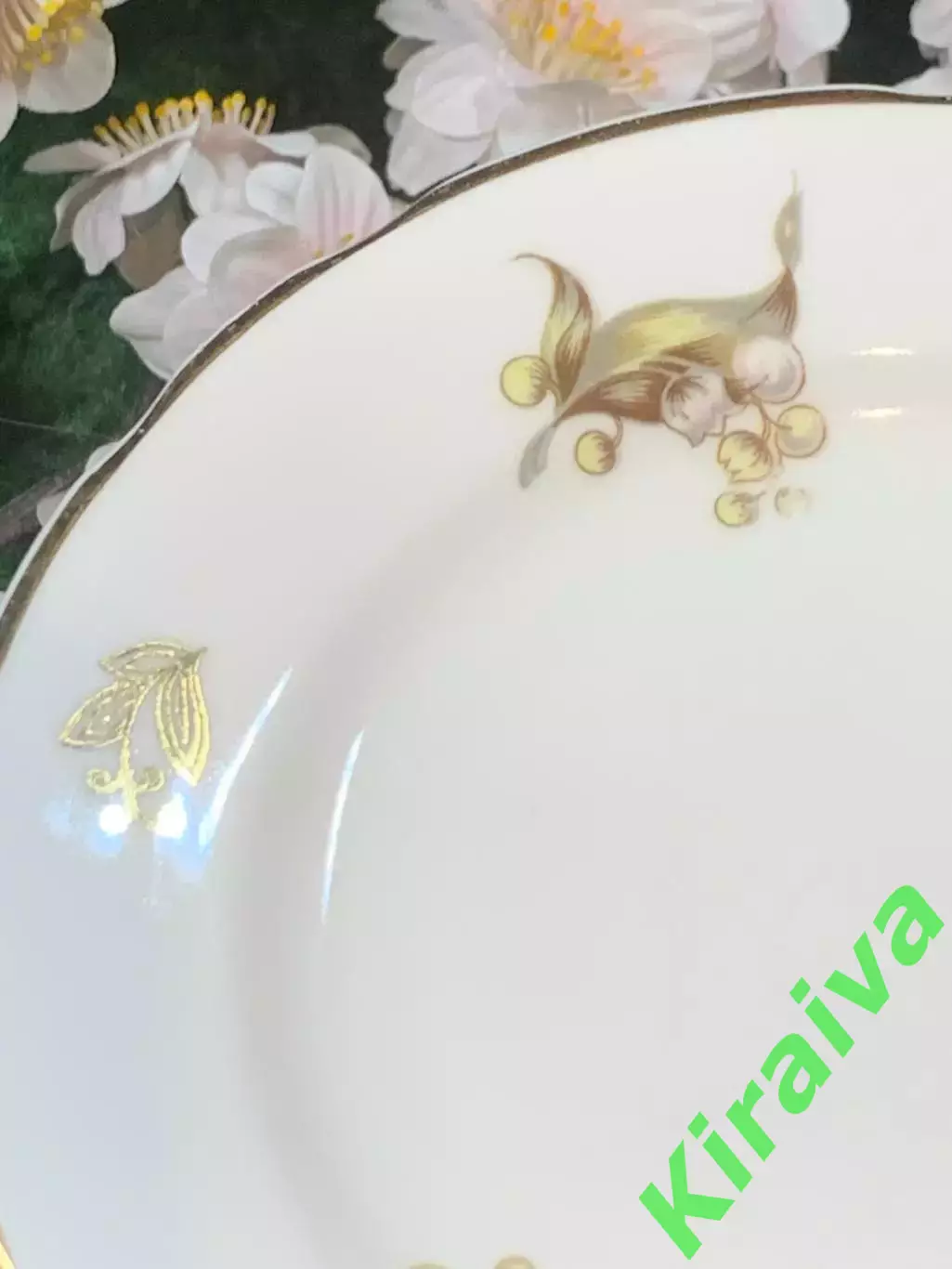 Винтажная тарелка пирожковая / десертная Коростенский фарфор 17,5 см, (Н8216) 4