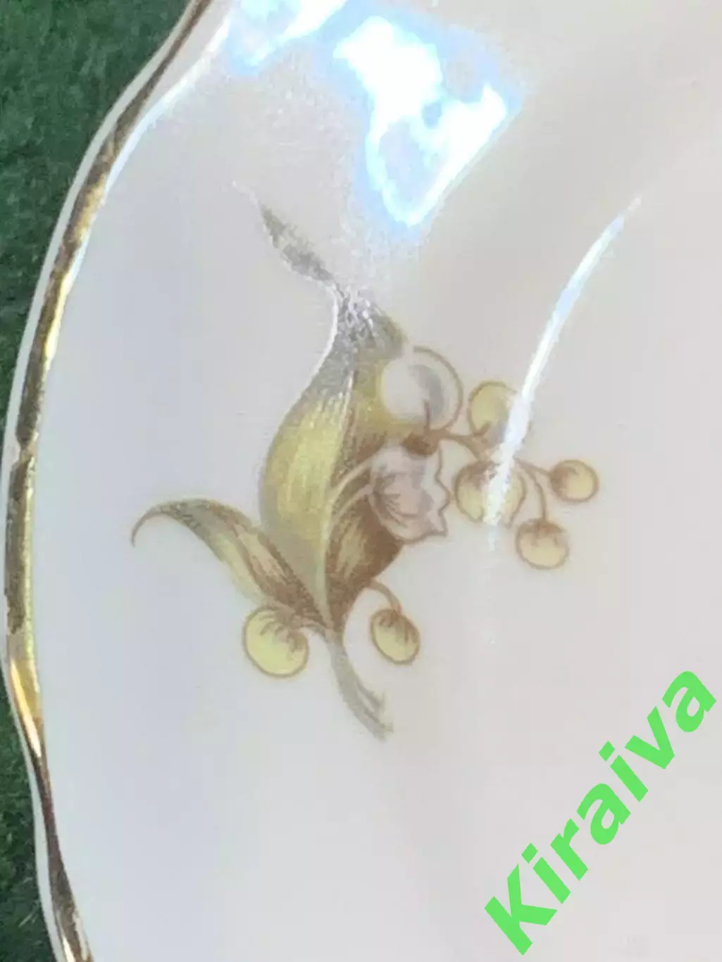 Винтажная тарелка пирожковая / десертная Коростенский фарфор 17,5 см, (Н8216) 5