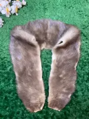 Винтажный воротник из натуральной норки, сапфировая окраска, (Н8228,1)